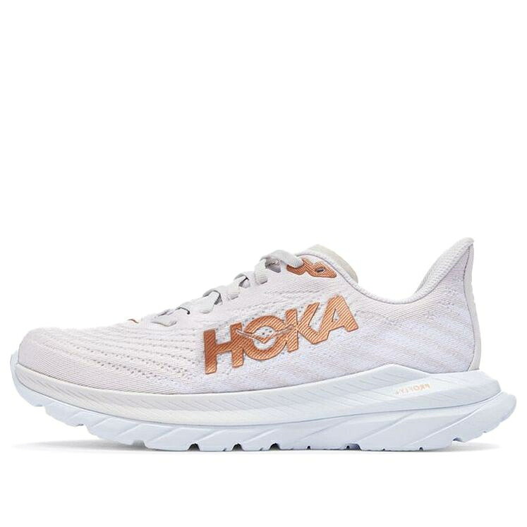 ホカオネオネ 白いこと 白いこと 銅色 コッパー \u0027WHITE COPPER\u0027 スニーカー メンズ HOKA ONE ONE HOKA ONE MACH 5 1127893-WCPP / WHITE COPPER
