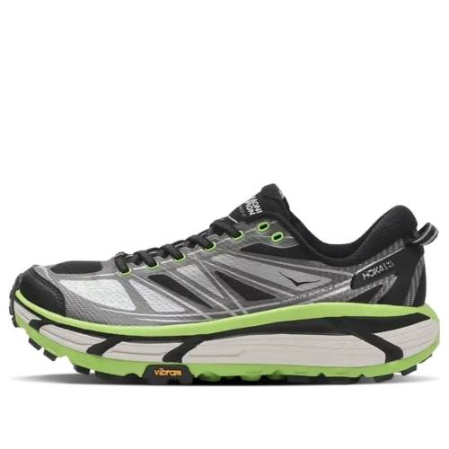 ホカオネオネ スピード 黒色 ブラック 緑 グリーン BLACK GREEN スニーカー メンズ HOKA ONE ONE HOKA ONE MAFATE SPEED 2 1126851-BCKLC / BLACK GREEN