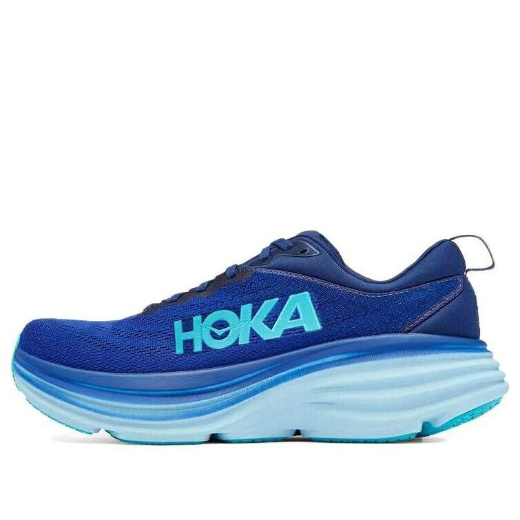 ホカオネオネ 青み 青色 \u0027BELLWETHER BLUE\u0027 スニーカー メンズ HOKA ONE ONE HOKA ONE BONDI 8 1123202-BBBG / BELLWETHER BLUE BLUING