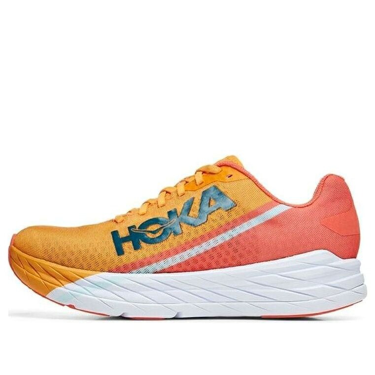 ホカオネオネ 黄色 イエロー 橙 オレンジ 'RADIANT CAMELLIA' スニーカー メンズ HOKA ONE ONE HOKA ONE ROCKET X YELLOW 1113532-RYCM / YELLOW ORANGE