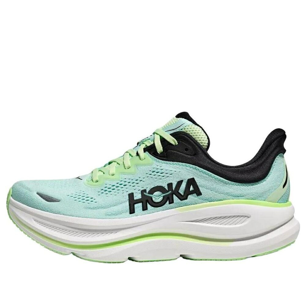 ホカオネオネ 青色 ブルー 'LUNA SPARK' スニーカー メンズ HOKA ONE ONE HOKA ONE BONDI 9 MOTH BLUE 1162011-LNMT / LUNA MOTH BLUE SPARK