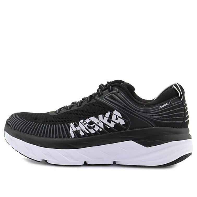 ホカオネオネ 黒色 ブラック 白色 ホワイト 'BLACK WHITE' スニーカー レディース HOKA ONE ONE (WMNS) HOKA ONE BONDI 7 1110519-BWHT / BLACK WHITE