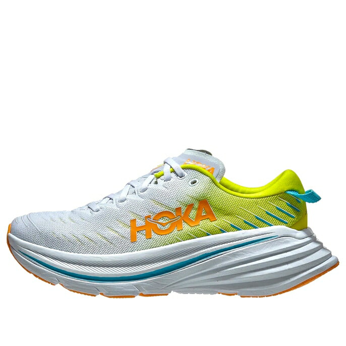 ホカオネオネ 白いこと 白いこと \u0027WHITE PRIMROSE\u0027 スニーカー メンズ HOKA ONE ONE HOKA ONE BONDI X EVENING 1113512-WEPR / WHITE EVENING PRIMROSE