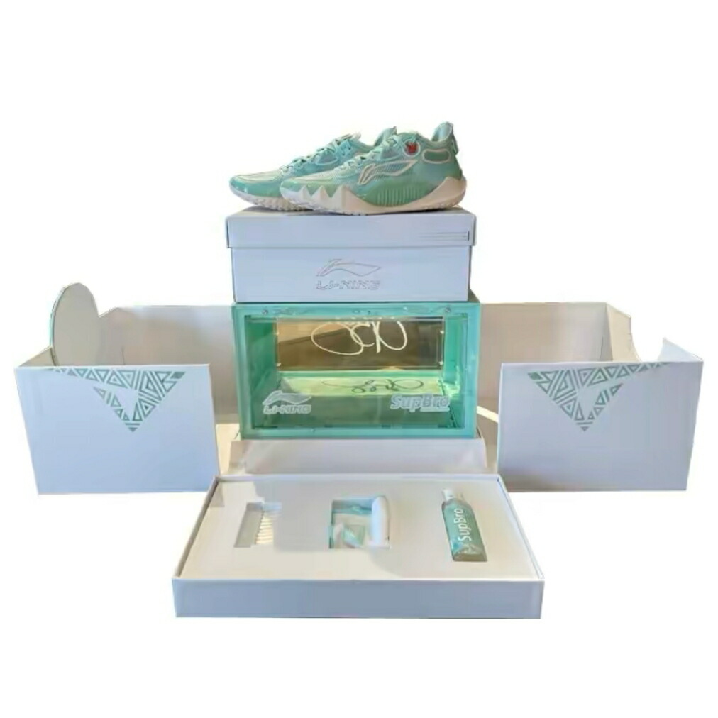 リーニン バトラー 白色 ホワイト スペシャル MINT BOX スニーカー メンズ LI-NING JIMMY BUTLER 1 WHITE SPECIAL ABAS051-5-S-BOX / MINT WHITE