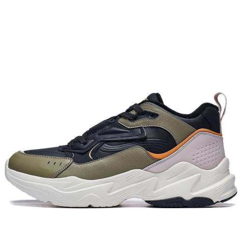 リーニン ディフェンダー 緑 緑であること 黒いこと 黒いこと 白いこと 白いこと \u0027OLIVE GREEN\u0027 スニーカー メンズ LI-NING DEFENDER AGLT127-2 / GREEN BLACK WHITE