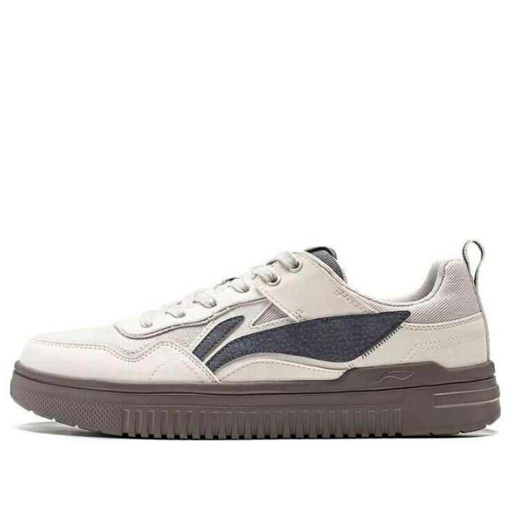 リーニン ベージュ 茶色 ブラウン 'BEIGE BROWN' スニーカー メンズ LI-NING QINGYUN AGCT297-1 / BEIGE BROWN
