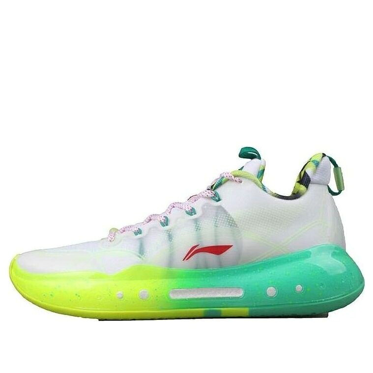リーニン 標準尺度 白いこと 白いこと 緑 緑であること \u0027MOJITO\u0027 スニーカー メンズ LI-NING YUSHUAI 14 LOW ABAR123-24 / STANDARD WHITE NEON FRUIT GREEN
