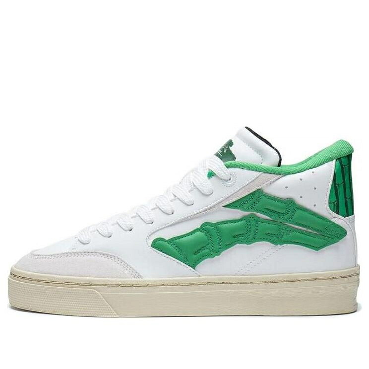 リーニン 縮くれる ウェイブ 白いこと 白いこと 緑 緑であること \u0027BAMBOO\u0027 スニーカー メンズ LI-NING BADFIVE WAVE 180 AECT019-3 / WHITE GREEN