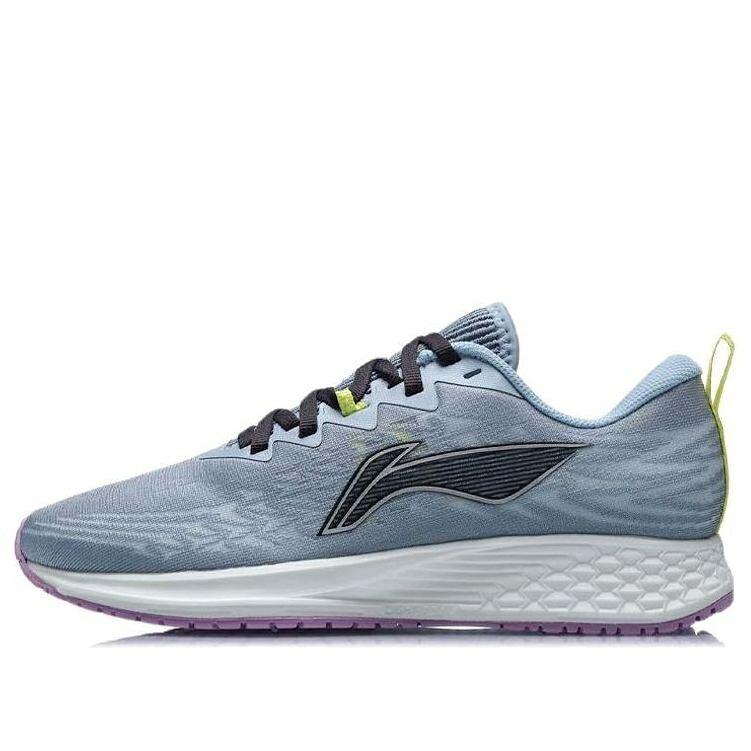 リーニン 青色 ブルー スカイ 白色 ホワイト 黒色 ブラック 黄色 イエロー 'SKY WHITE' スニーカー レディース LI-NING (WMNS) ROUGH RABBIT 4 BLUE ARMR004-2 / SKY BLUE WHITE BLACK YELLOW