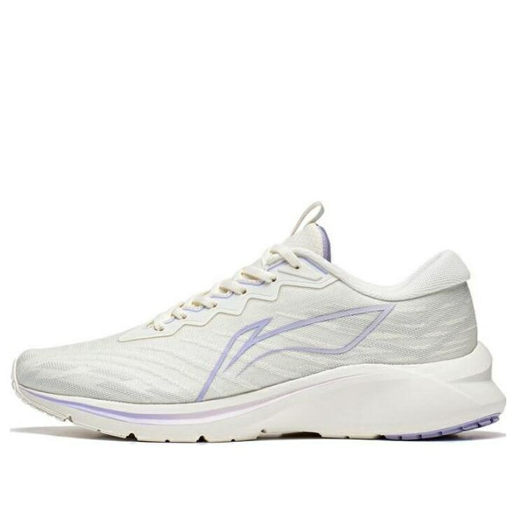 リーニン 白いこと 白いこと ベージュ 紫 パープル \u0027CREAM PURPLE\u0027 スニーカー レディース LI-NING (WMNS) LARK WHITE LIGHT ARST034-2 / BEIGE LIGHT PURPLE