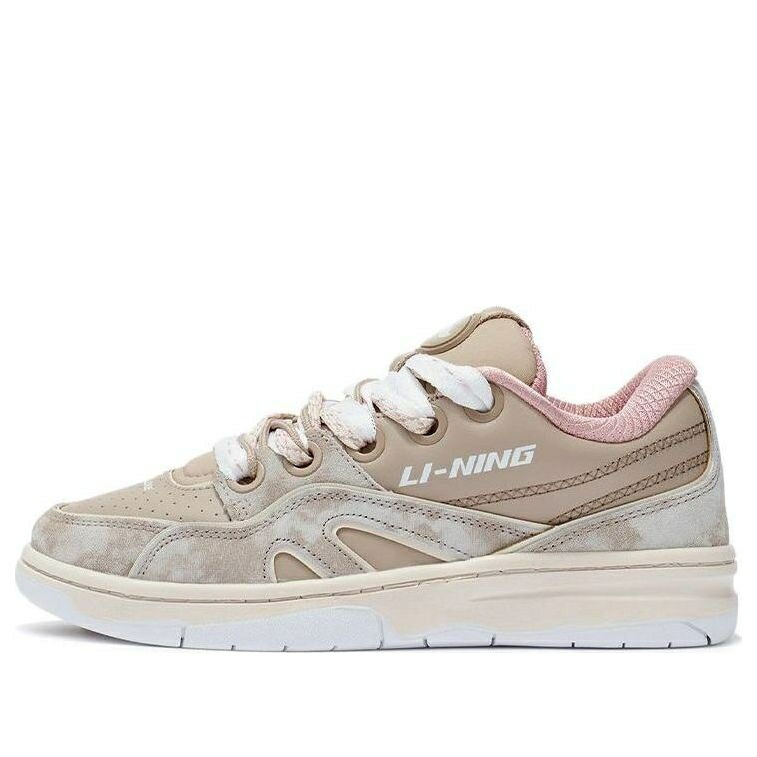 リーニン デラックス 茶色 ブラウン 白色 ホワイト BROWN スニーカー レディース LI-NING (WMNS) 937 DELUXE SP LOW AGBR096-2 / BROWN WHITE
