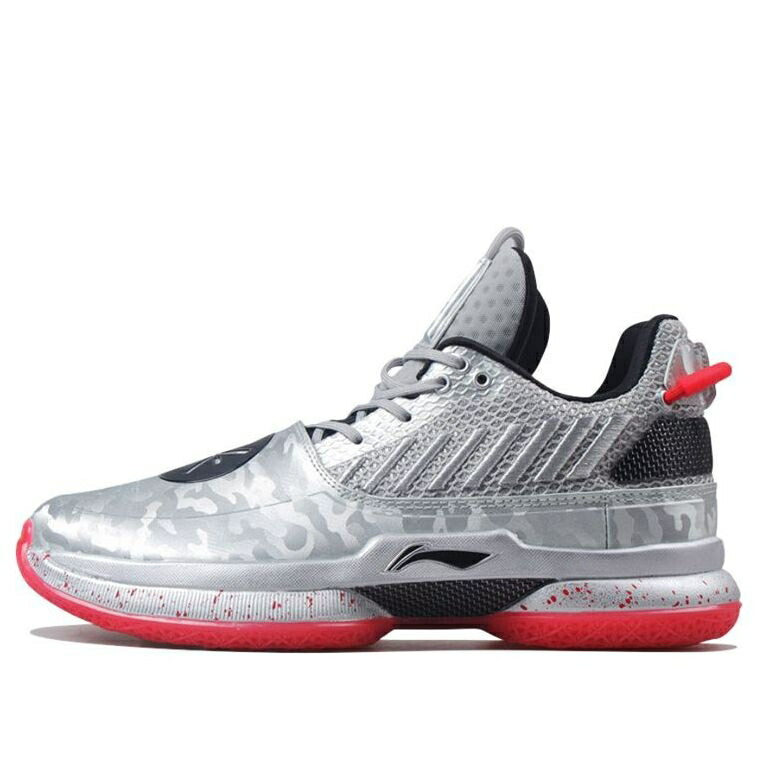 リーニン ウェイド 黒色 ブラック 赤 レッド 銀色 シルバー VETERAN スニーカー メンズ LI-NING WAY OF WADE 7 ABAN079-3 / BLACK RED SILVER