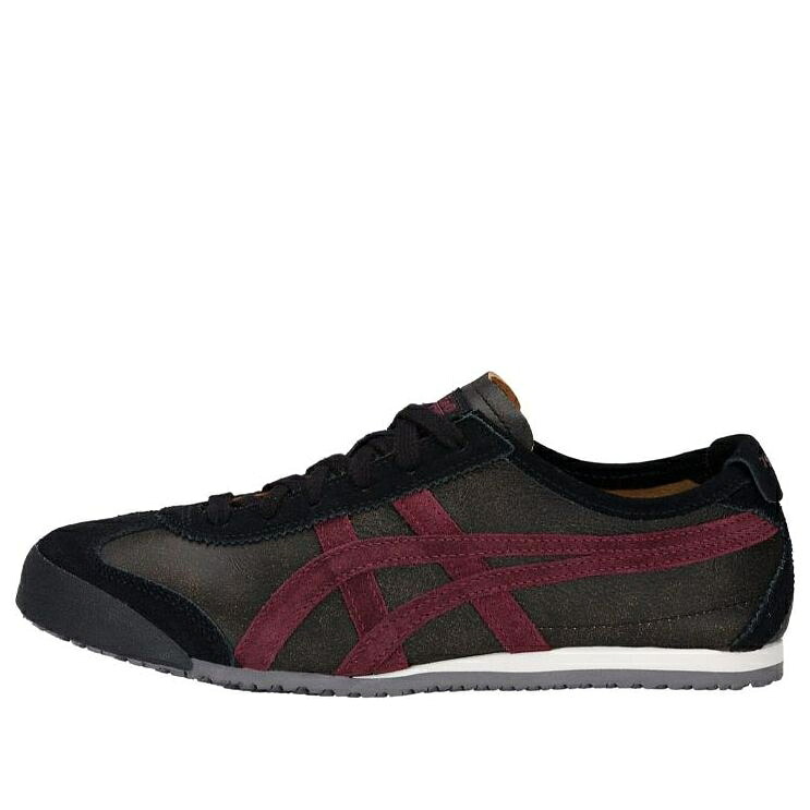 メキシコ 黒色 ブラック 赤 レッド オニツカタイガー \'DARK SEPIA\' スニーカー メンズ ONITSUKA TIGER ONITSUKA TIGER MEXICO 66 1183A051-251 / BLACK RED