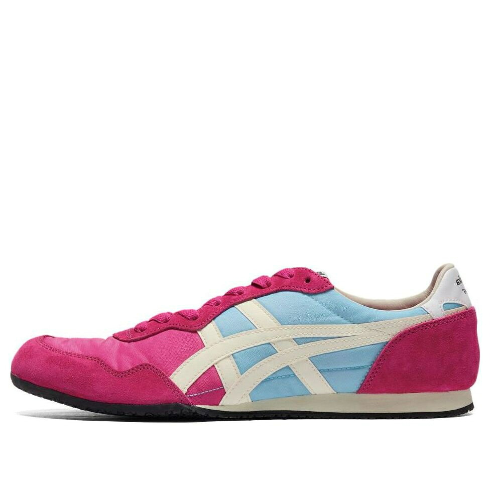 青色 ブルー ピンク 白色 ホワイト オニツカタイガー 'PINK WHITE' スニーカー メンズ ONITSUKA TIGER ONITSUKA TIGER SERRANO LIGHT BLUE 1183B400-706 / PINK LIGHT BLUE WHITE|スニケス