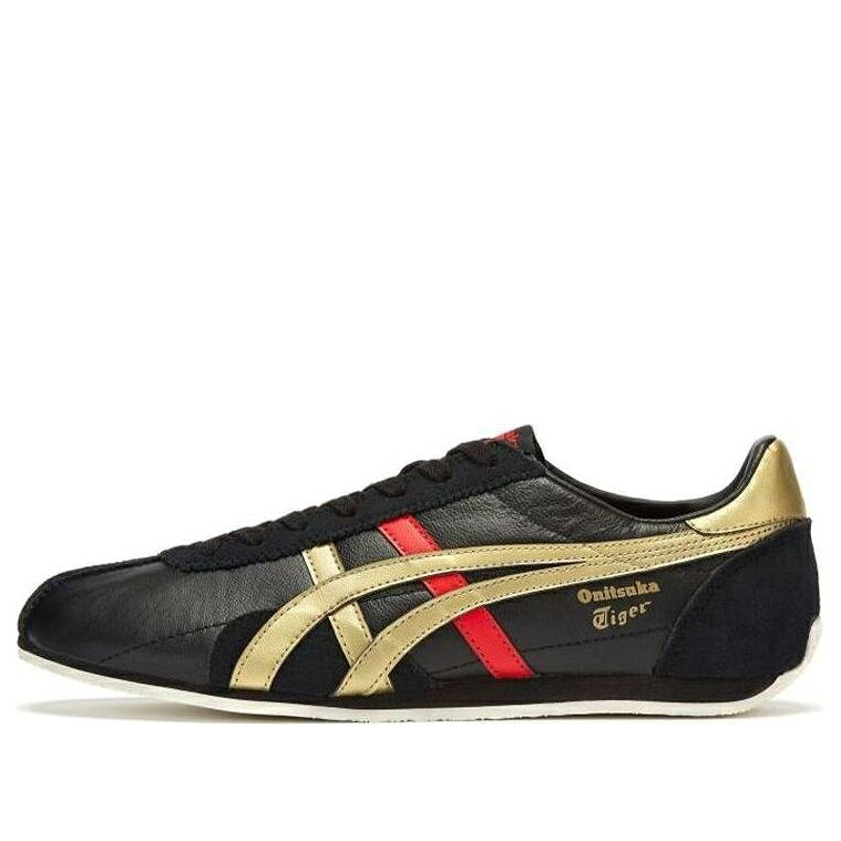 ゴールド 黒いこと 黒いこと 赤 赤いこと オニツカタイガー \u0027BLACK RED\u0027 スニーカー メンズ ONITSUKA TIGER ONITSUKA TIGER RUNSPARK GOLD 1183B480-001 / BLACK GOLD RED