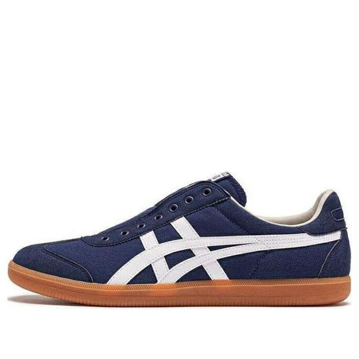 スリッポン 紺色 ネイビー 白色 ホワイト 橙 オレンジ オニツカタイガー 'NAVY' スニーカー メンズ ONITSUKA TIGER ONITSUKA TIGER TOKUTEN SLIP-ON 1183C248-400 / NAVY WHITE ORANGE