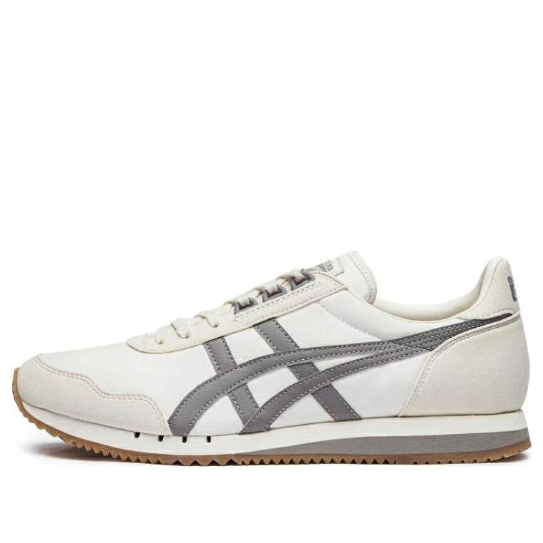 スニーカー 運動すること靴 白いこと 白いこと 薄墨色 薄墨色 オニツカタイガー \u0027WHITE GREY\u0027 スニーカー メンズ ONITSUKA TIGER ONITSUKA TIGER DUALIO MARATHON RUNNING SHOES 1183B545-202 / WHITE GREY