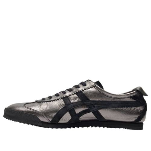 メキシコ合衆国 晴れ晴れしい 黒いこと 黒いこと オニツカタイガー \u0027GUNMETAL BLACK\u0027 スニーカー メンズ ONITSUKA TIGER ONITSUKA TIGER MEXICO 66 DELUXE 1181A496-021 / GUNMETAL BLACK