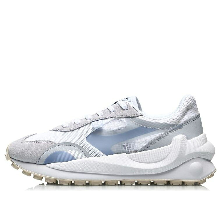 リーニン 薄墨色 薄墨色 青碧 青碧 \u0027GREY BLUE\u0027 スニーカー レディース LI-NING (WMNS) ETERNAL 92 AGCR034-2 / GREY BLUE