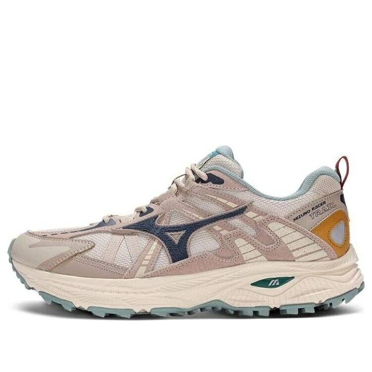ミズノ ベージュ 白色 ホワイト 'BEIGE TEAL' スニーカー メンズ MIZUNO RACER TRAIL D1GH223805 / BEIGE TEAL WHITE
