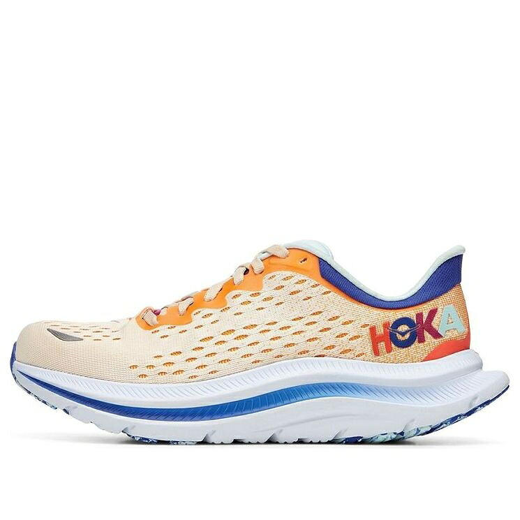 ホカオネオネ ベージュ 青色 ブルー 白色 ホワイト 'BEIGE BLUE' スニーカー レディース HOKA ONE ONE (WMNS) HOKA ONE KAWANA MULTICOLOR 1123164-SBBN / BEIGE BLUE WHITE