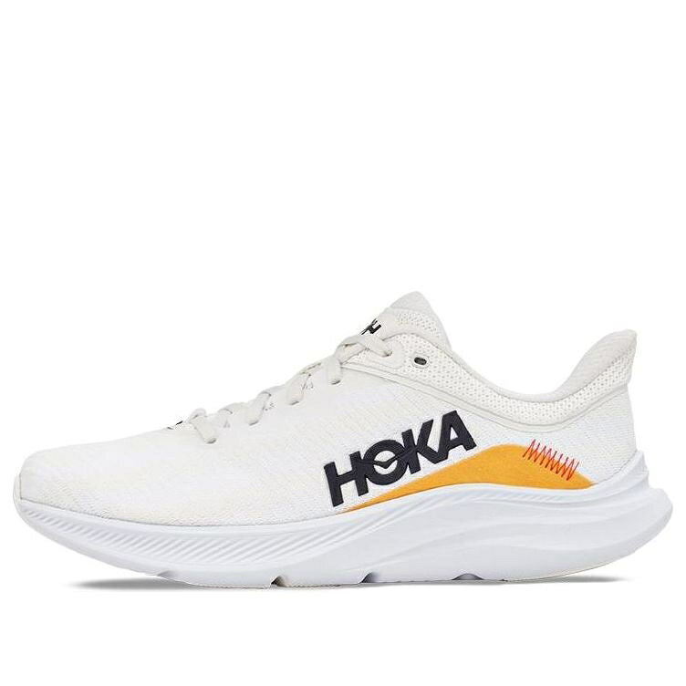 ホカオネオネ 空白文字 白いこと 白いこと \u0027BLANC ORANGE\u0027 スニーカー メンズ HOKA ONE ONE HOKA ONE SOLIMAR DE BLANC 1123074-BDBW / BLANC DE BLANC WHITE