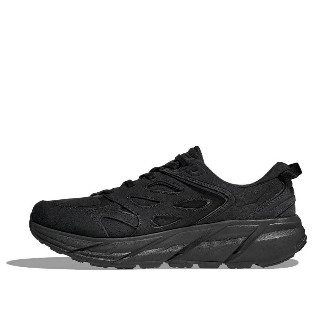 ホカオネオネ スエードクロス スウェード 黒いこと 黒いこと \u0027TRIPLE BLACK\u0027 スニーカー メンズ HOKA ONE ONE HOKA ONE CLIFTON L SUEDE 1122571-BBLC / BLACK BLACK