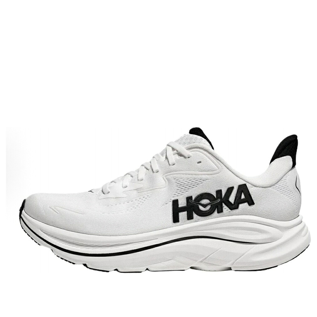 ホカオネオネ 白色 ホワイト 黒色 ブラック WHITE BLACK スニーカー メンズ HOKA ONE ONE HOKA ONE CLIFTON 10 1162030-WBLC / WHITE BLACK