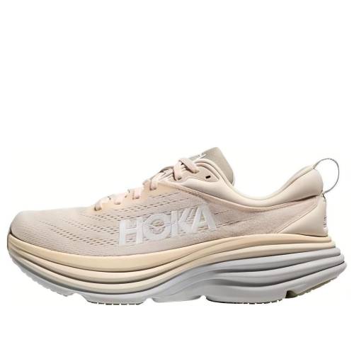 ホカオネオネ ベージュ \u0027OAT BARLEY\u0027 スニーカー メンズ HOKA ONE ONE HOKA ONE BONDI 8 MILK 1123202-OKB / BEIGE