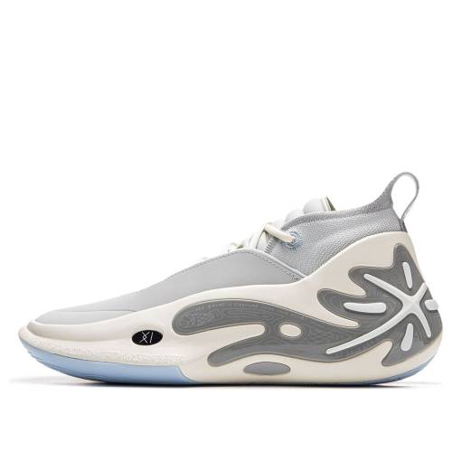 リーニン ウェイド 白いこと 白いこと 薄墨色 薄墨色 \u0027TEAM SLEEP\u0027 スニーカー メンズ LI-NING WAY OF WADE 11 NO ABAU049-3 / WHITE GREY