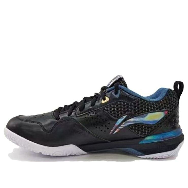 リーニン 労働者階級 黒いこと 黒いこと 青碧 青碧 \u0027BLACK BLUE\u0027 スニーカー メンズ LI-NING BLADE DF-01 PRO AYAT005-7 / BLACK BLUE