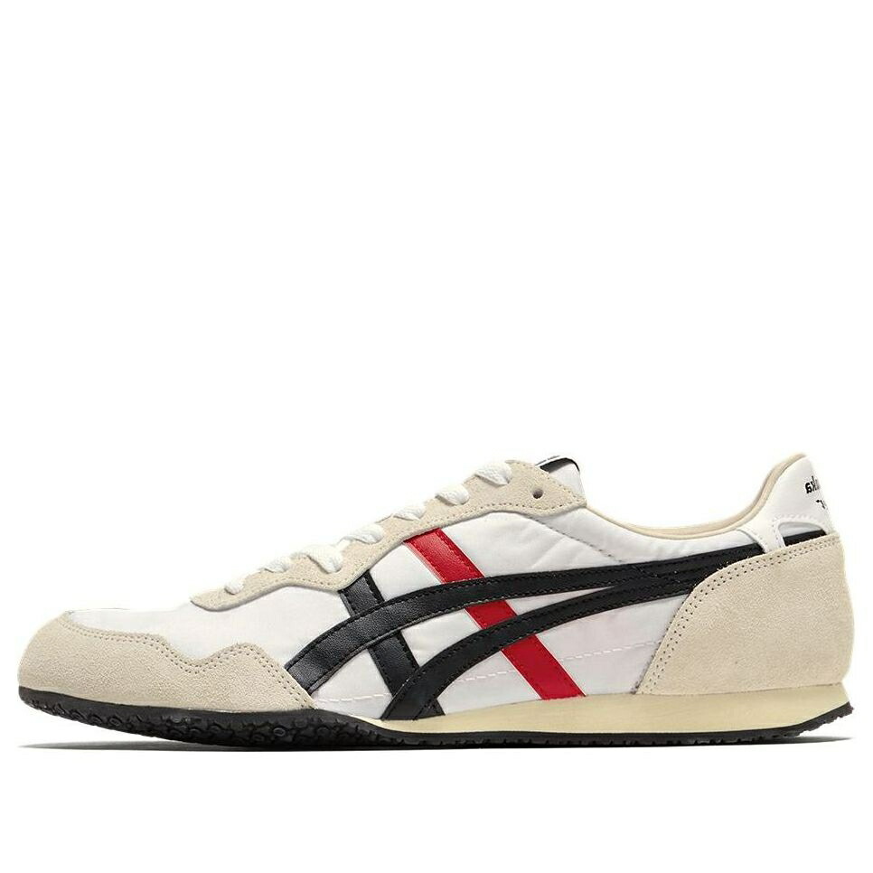 黒色 ブラック 白色 ホワイト 赤 レッド オニツカタイガー 'WHITE RED' スニーカー メンズ ONITSUKA TIGER ONITSUKA TIGER SERRANO BLACK 1183B400-102 / WHITE BLACK RED
