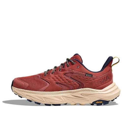 ホカオネオネ 砂色 沙子 \u0027HOT SAUCE\u0027 スニーカー メンズ HOKA ONE ONE HOKA ONE ANACAPA 2 LOW GTX 1141632-HSSS / HOT SAUCE SHIFTING SAND