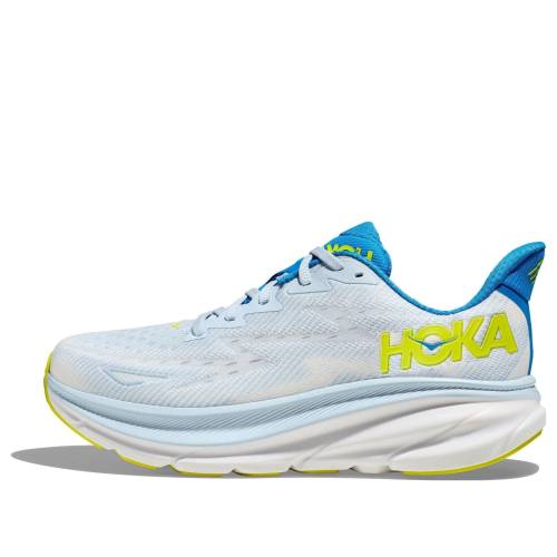 ホカオネオネ 青色 ブルー 'ICE PRIMROSE' スニーカー メンズ HOKA ONE ONE HOKA ONE CLIFTON 9 WIDE BLUE EVENING 1132210-IWEP / ICE BLUE EVENING PRIMROSE|スニケス