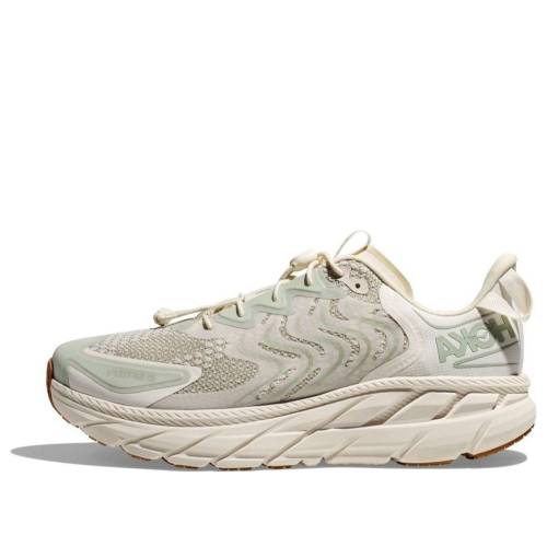 ホカオネオネ 白いこと 白いこと \u0027CELADON TINT\u0027 スニーカー メンズ HOKA ONE ONE HOKA ONE CLIFTON LS X SATISFY 1143450-CTWW / CELADON TINT WHISPER WHITE