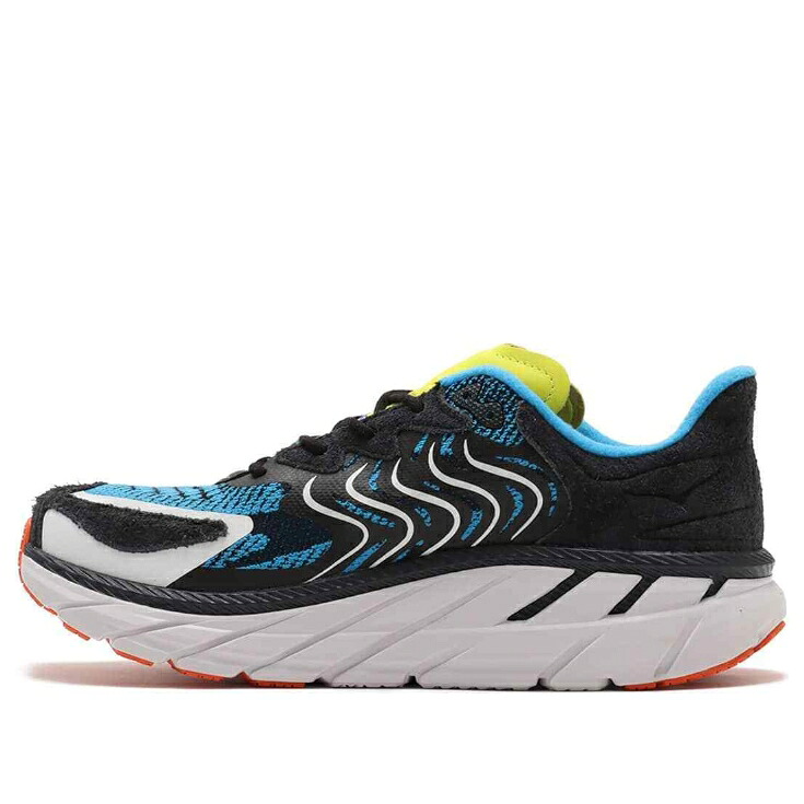 ホカオネオネ 黒色 ブラック 青色 ブルー 'BLACK BLUE' スニーカー メンズ HOKA ONE ONE HOKA ONE CLIFTON LS DIVA 1141550-BDVB / BLACK DIVA BLUE