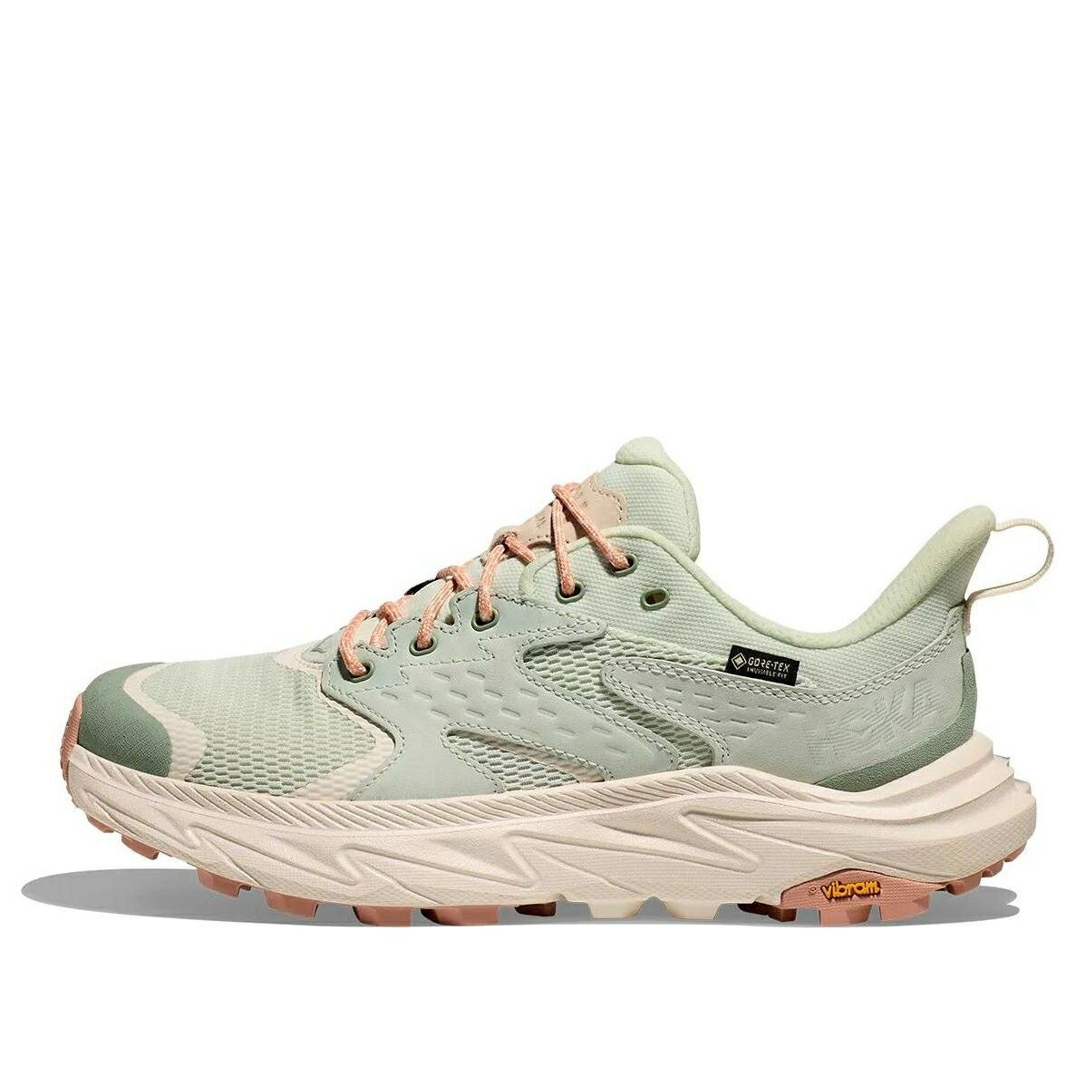 ホカオネオネ 緑 緑であること 白いこと 白いこと \u0027LIGHT GREEN\u0027 スニーカー メンズ HOKA ONE ONE HOKA ONE ANACAPA 2 1168831-GBS / GREEN WHITE