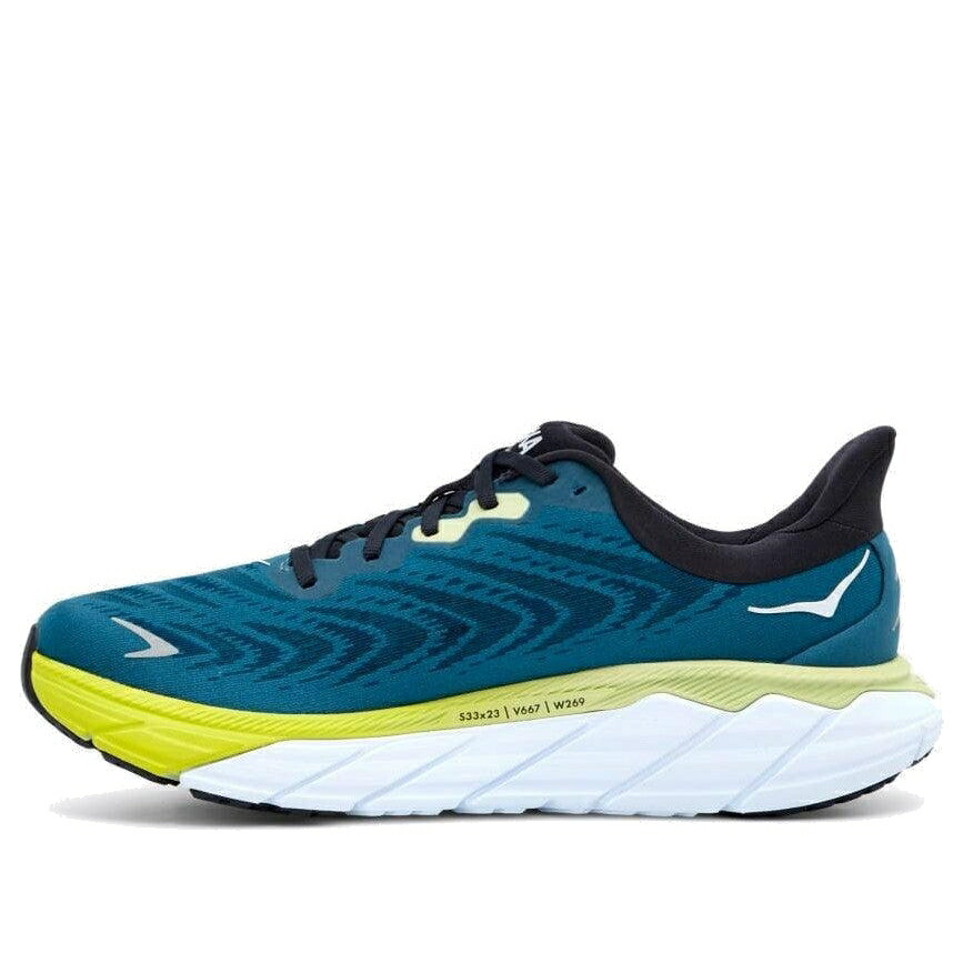 ホカオネオネ 青色 ブルー 緑 グリーン 黄色 イエロー 白色 ホワイト 'BLUE CORAL' スニーカー メンズ HOKA ONE ONE HOKA ONE ARAHI 6 GRAPHITE BLUE 1123194-BGBCR / GREEN YELLOW WHITE 51,120円