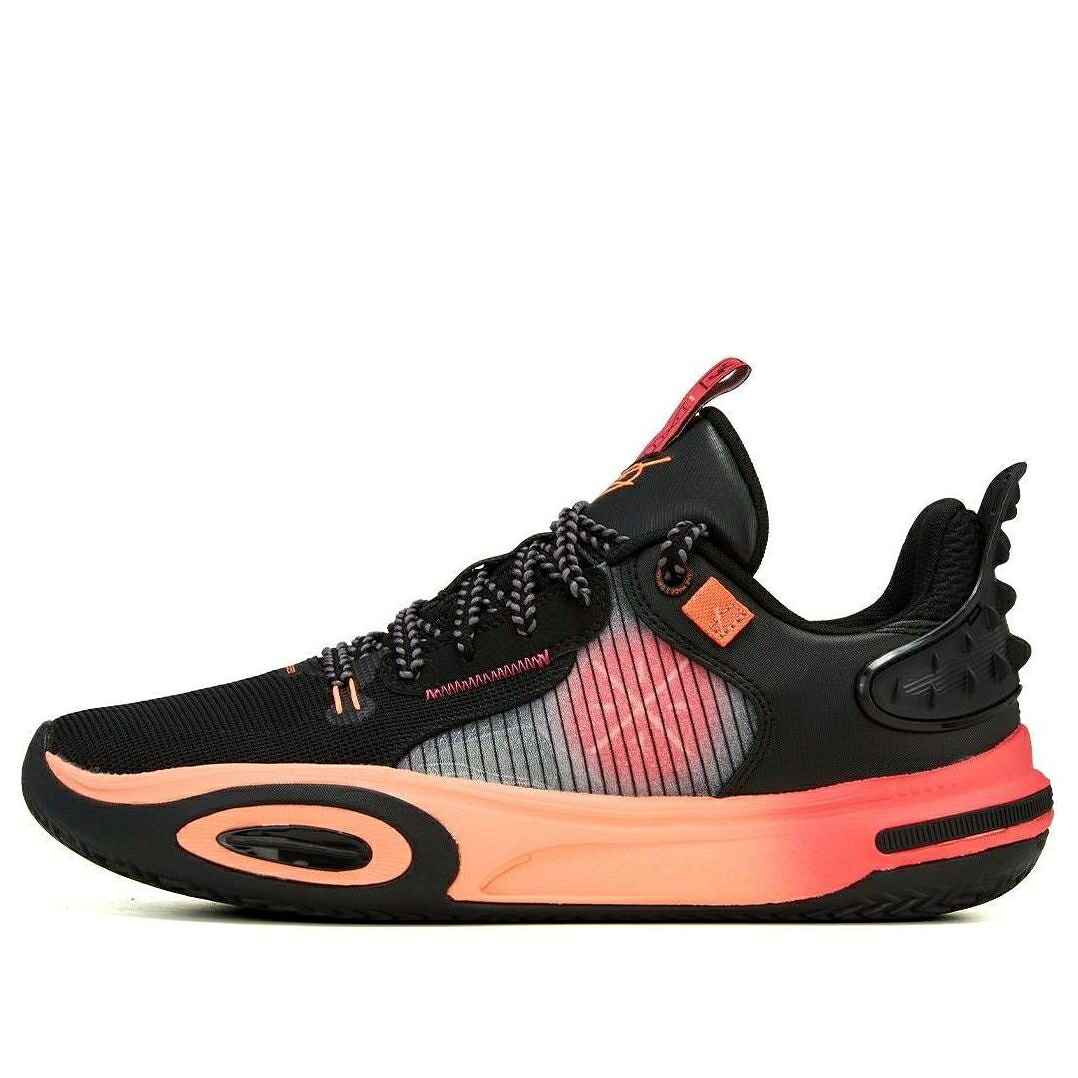 リーニン ウェイド シティ 黒いこと 黒いこと 橙 オレンジ色 \u0027SUNRISE\u0027 御坊っちゃん キッズ LI-NING (GS) WADE ALL CITY 11 YKBT018-1 / BLACK ORANGE もの言う花 マタニティ スニーカー