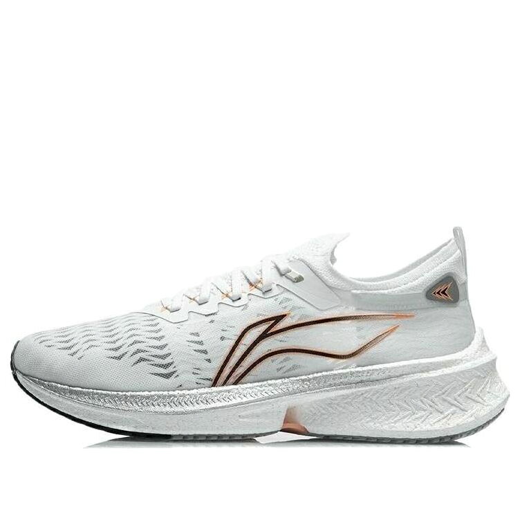 リーニン 橙 オレンジ スタンダード 白色 ホワイト 'WHITE BLACK' スニーカー メンズ LI-NING FEIDIAN DISCOVERY ORANGE ARMR005-1 / STANDARD WHITE|スニケス