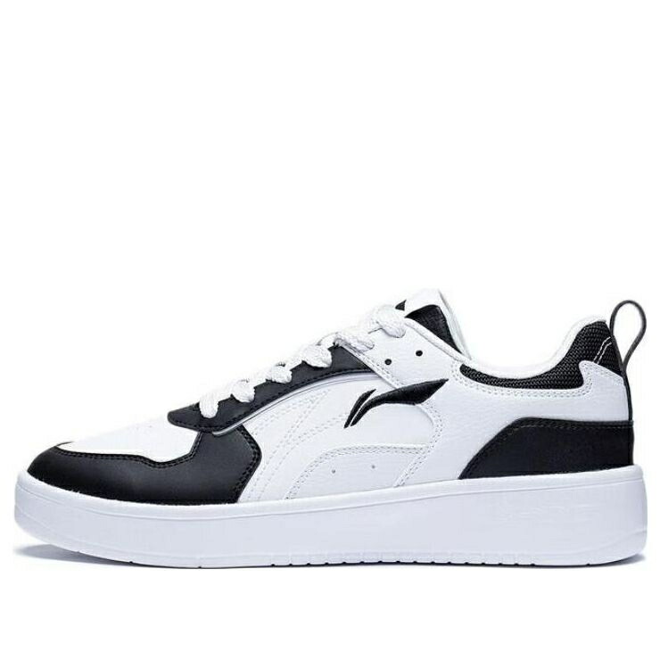 リーニン 白いこと 白いこと 黒いこと 黒いこと \u0027WHITE BLACK\u0027 スニーカー メンズ LI-NING SPIKE YEARS AGCT147-5 / WHITE BLACK