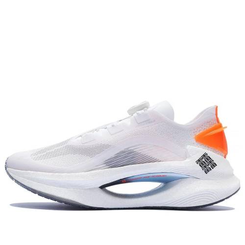 リーニン 白いこと 白いこと 橙 オレンジ色 \u0027WHITE ORANGE\u0027 スニーカー メンズ LI-NING ESSENTIAL ARRS001-17 / WHITE ORANGE