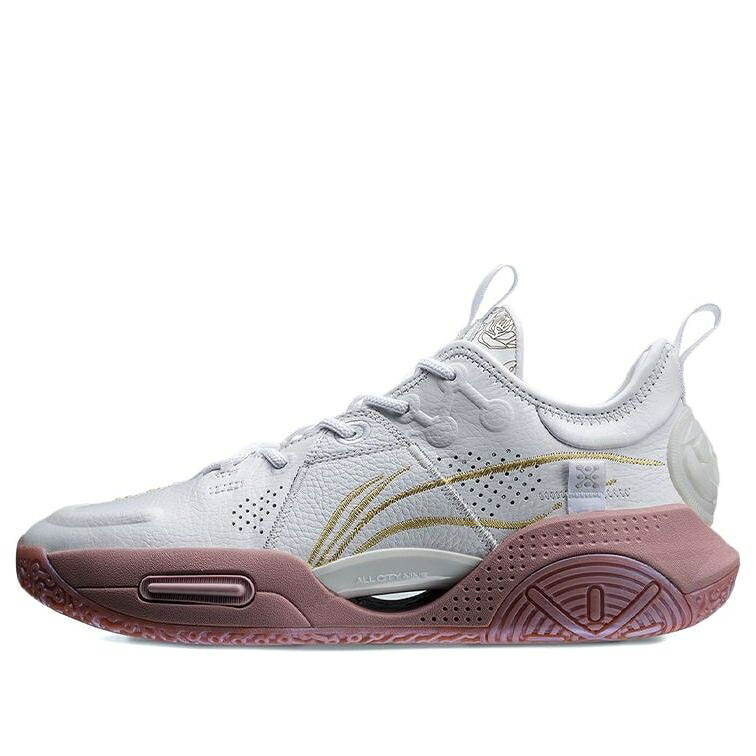 リーニン ウェイド シティ 白いこと 白いこと サクラ色 \u0027WHITE PINK\u0027 スニーカー メンズ LI-NING WADE ALL CITY 9 V2 ABAR077-3 / WHITE PINK