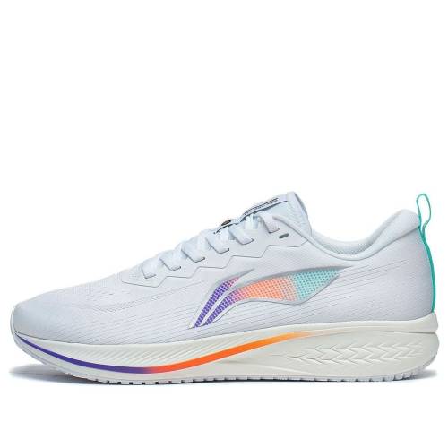 リーニン 灰色 グレー 白色 ホワイト 紫 パープル 橙 オレンジ 緑 グリーン 'GREY WHITE' スニーカー メンズ LI-NING DARK HORSE 6 ARMT015-4 / GREY WHITE PURPLE ORANGE GREEN|スニケス