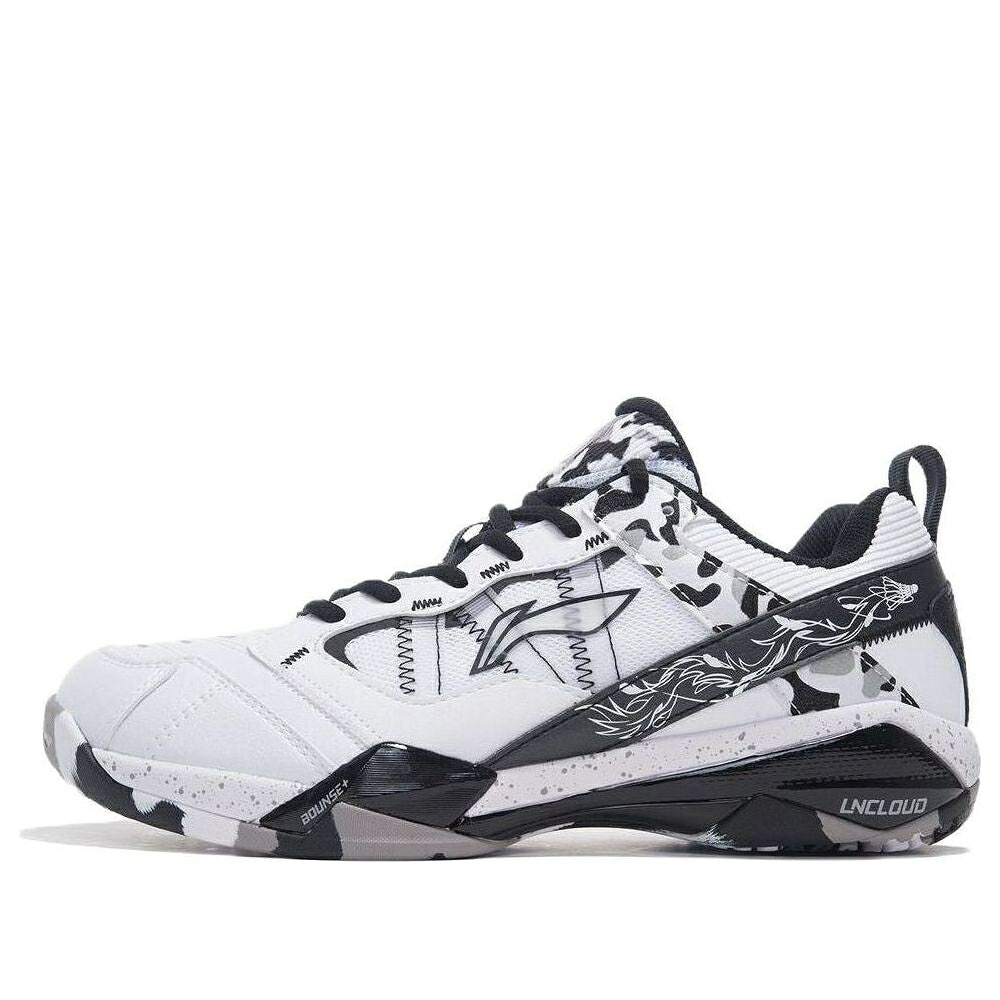 リーニン エース 白色 ホワイト スタンダード 黒色 ブラック 'STANDARD BLACK' スニーカー メンズ LI-NING INVINCIBLE ACE WHITE AYAR015-1 / STANDARD WHITE BLACK