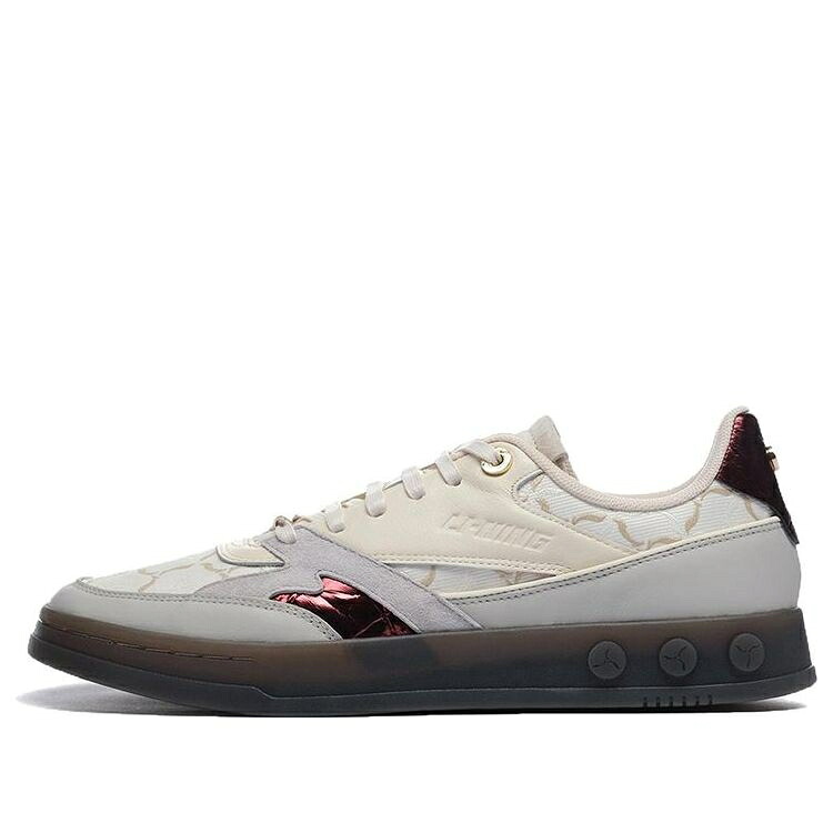 リーニン ベージュ 赤銅色 赤銅色 薄墨色 薄墨色 \u0027BEIGE BROWN\u0027 スニーカー メンズ LI-NING 1990 ALFR097-4 / BEIGE BROWN GREY