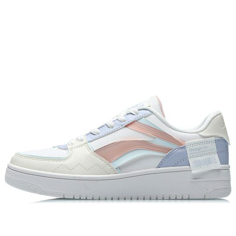 リーニン ピンク 白色 ホワイト 青色 ブルー 'WHITE BLUE' スニーカー レディース LI-NING (WMNS) SPORT LEISURE PINK AGCQ378-8 / WHITE PINK BLUE