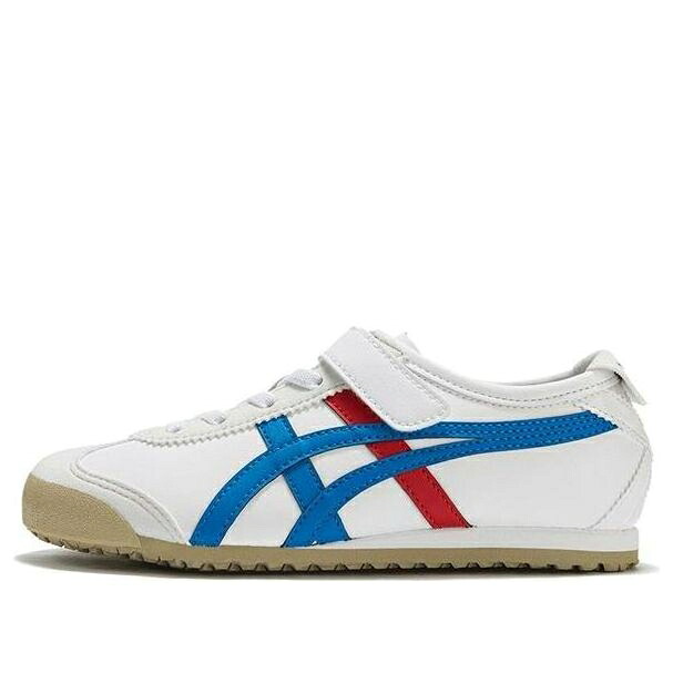 メキシコ 白色 ホワイト 青色 ブルー 赤 レッド オニツカタイガー 'WHITE BLUE' ジュニア キッズ ONITSUKA TIGER (PS) ONITSUKA TIGER MEXICO 66 DIRECTOIRE 1184A049-103 / WHITE BLUE RED ベビー マタニティ スニー