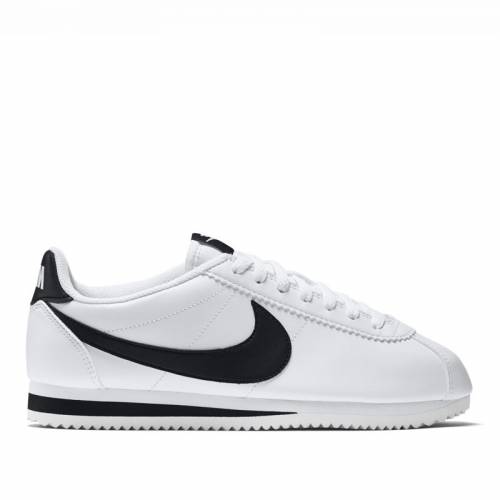 ナイキ レディース クラシカル コルテッツ 革 白いこと 毛唐人 涅色 ニグロ クラシックコルテッツ スニーカー Nike Womens Wmns Leather Marathon Running Shoes Sneakers White Black Boscouganda Com