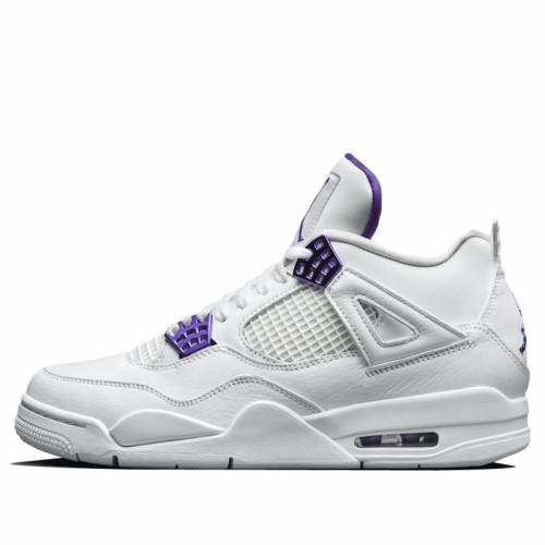 ファッション カジュアル パープル ファッションブランド Air バスケットボール 紫 エアジョーダン Jordan ナイキ スニーカー コート パープル スニーカー メンズ Nike Purple 4 Retro Basketball Shoes Sneakers Metallic Pack Court